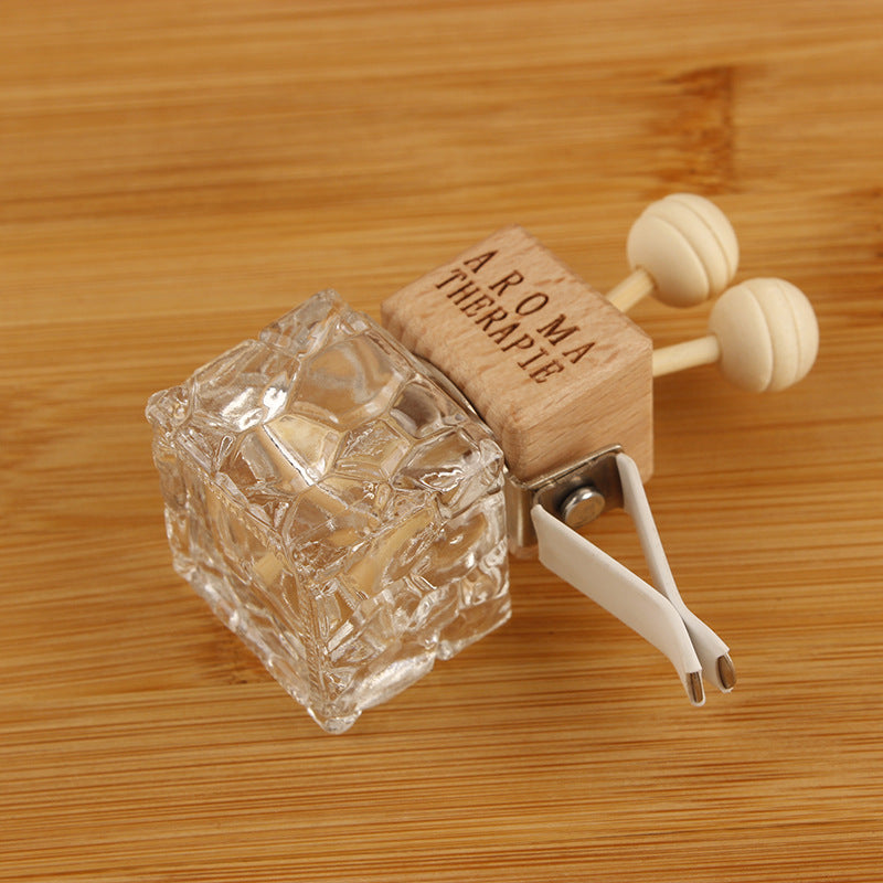 Wholesale Air Outlet Water Cube Perfume Empty Bottle Car Decoration