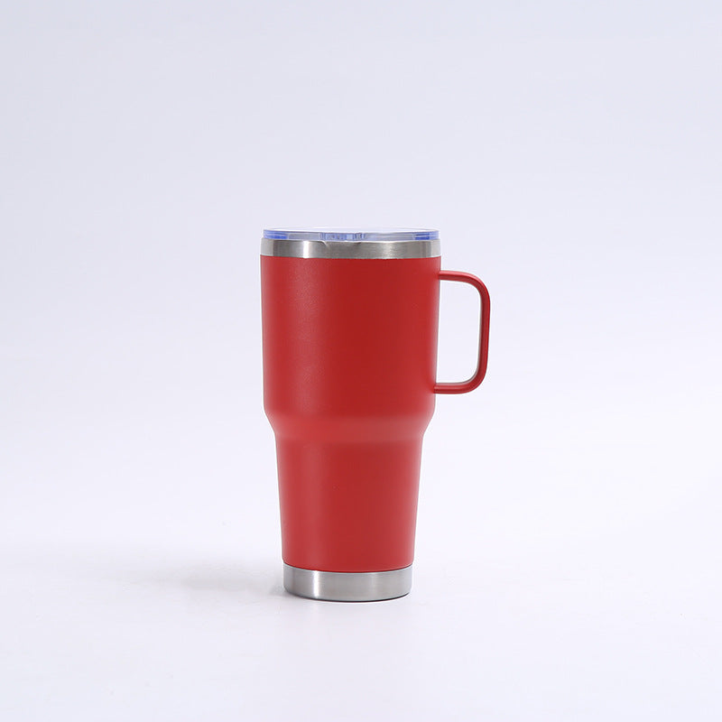 Wholesale Tumbler Stainless Steel Thermos Cup with Handle Portable Large Capacity Vacuum Ice Cup