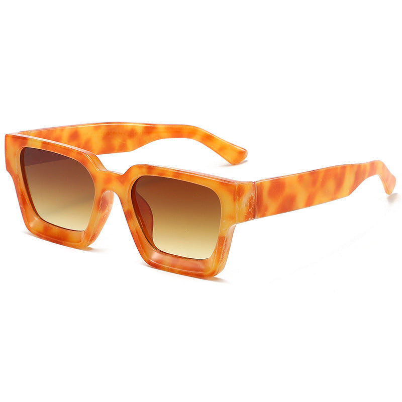 Wholesale Thick frame trendy square frame sunglasses