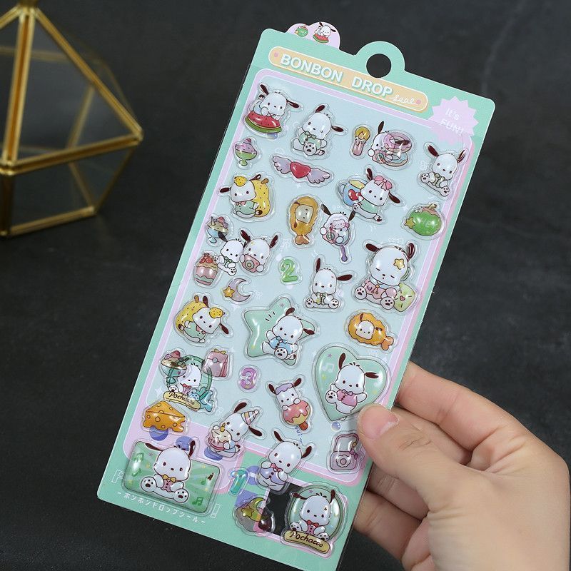 Wholesale Ocean Planet Cartoon Cute Animal 3D Stickers OLY Exclusive