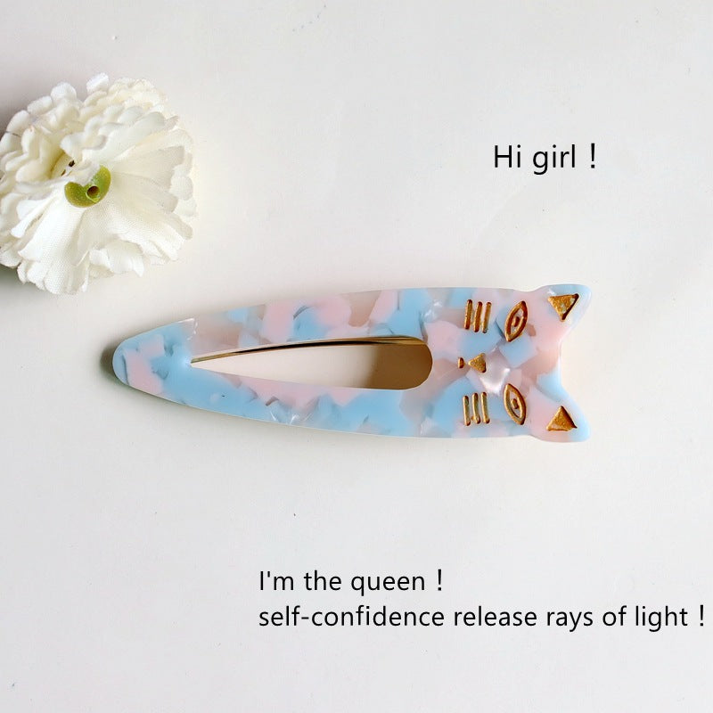 Wholesale of Cute and Sweet Cat Acetic Acid Board Hair Clips