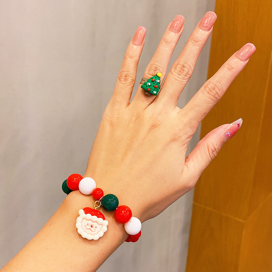 Wholesale Christmas children' s colorful bracelets
