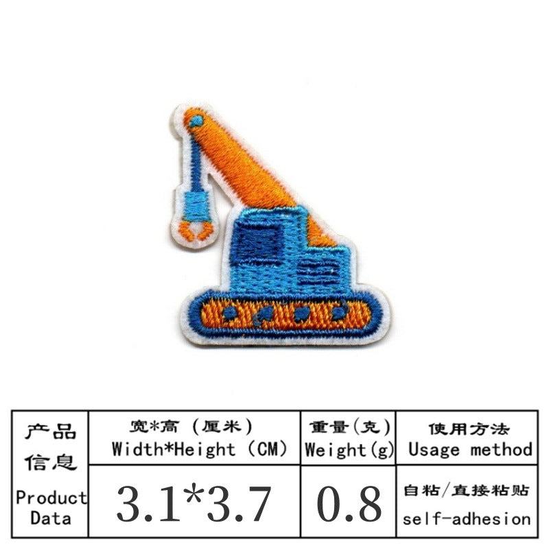 Wholesale Colorful cartoon car DIY Patches