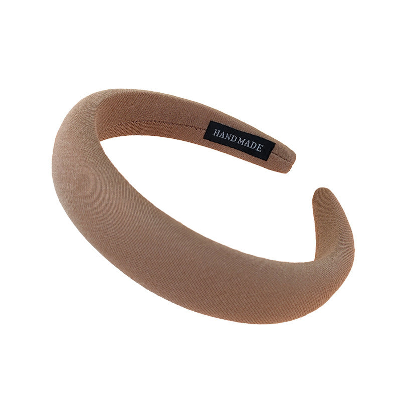 Wholesale Autumn and Winter Solid Color Fabric Hair Bands