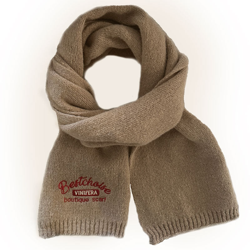 Wholesale Winter 2023 Knitted Warm Solid Color Polyester Scarf