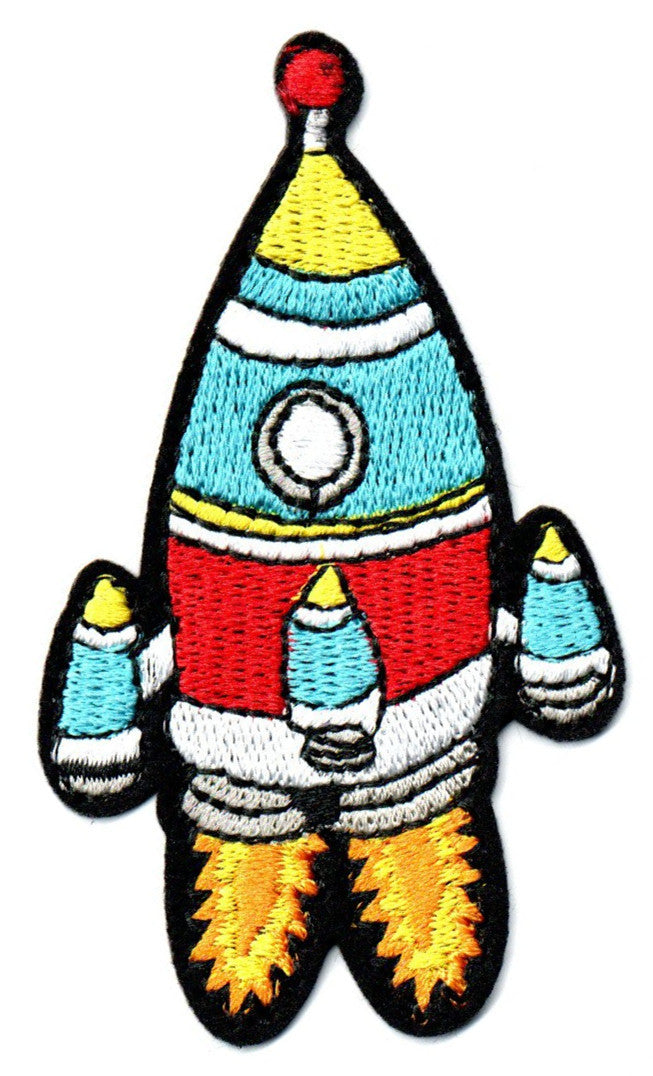 Wholesale Planet Embroidery Rocket Cloth Stickers Clothing Ironing Embroidery Stamps DIY Patch Stickers