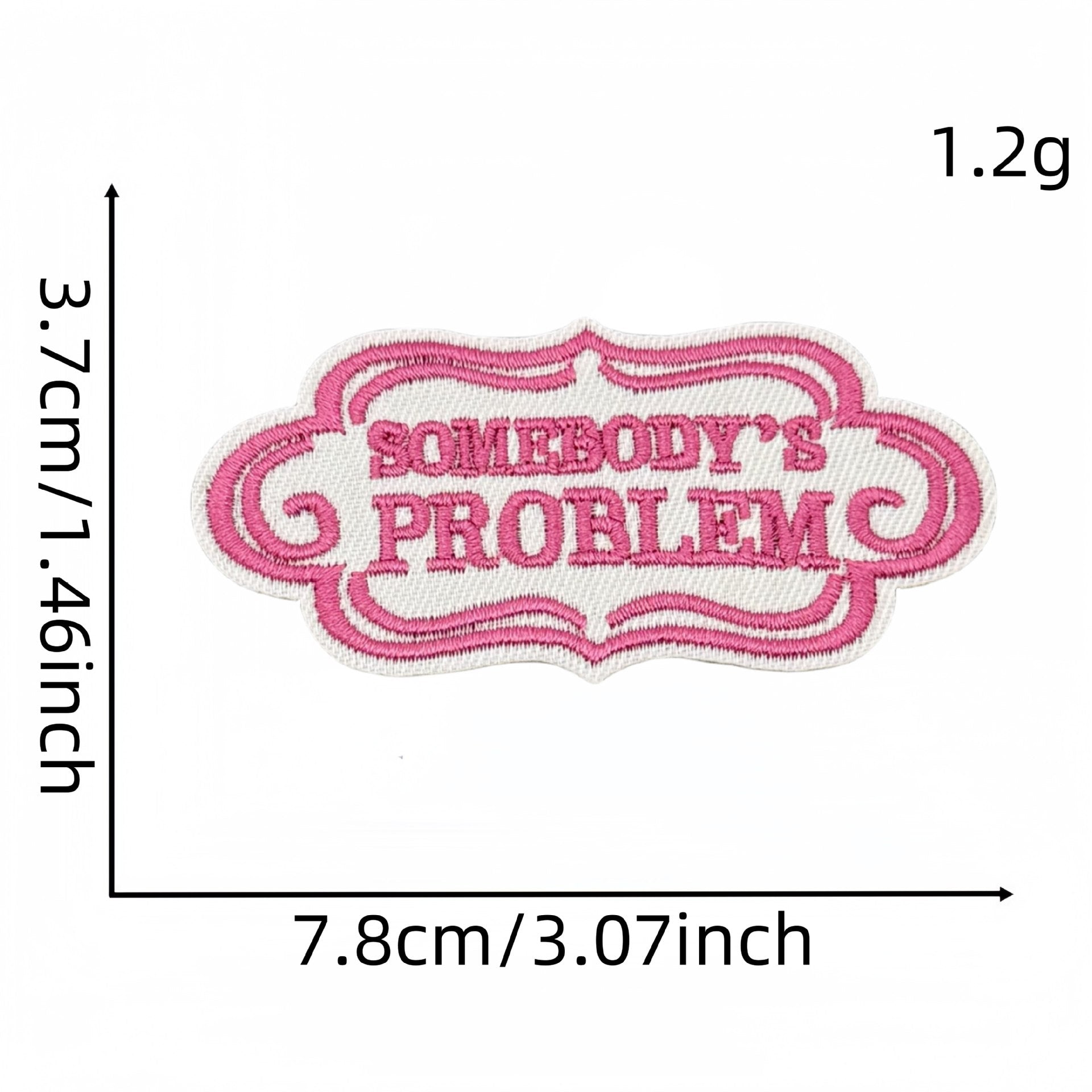 Wholesale Pink Kindness Encouragement Cloth DIY Patches Stickers