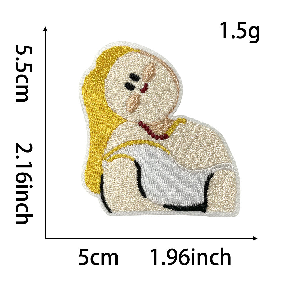 Wholesale  Cartoon Characters Embroidered Cloth DIY Patches