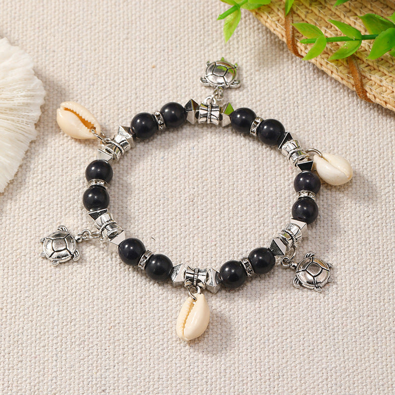 Wholesale Boho Ocean Style Colorful Shell Turquoise Bracelet