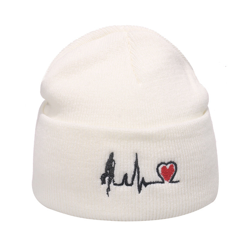 Wholesale Autumn and Winter Brimless Pullover Trend Hip-hop Warm Flame Knitted Hat