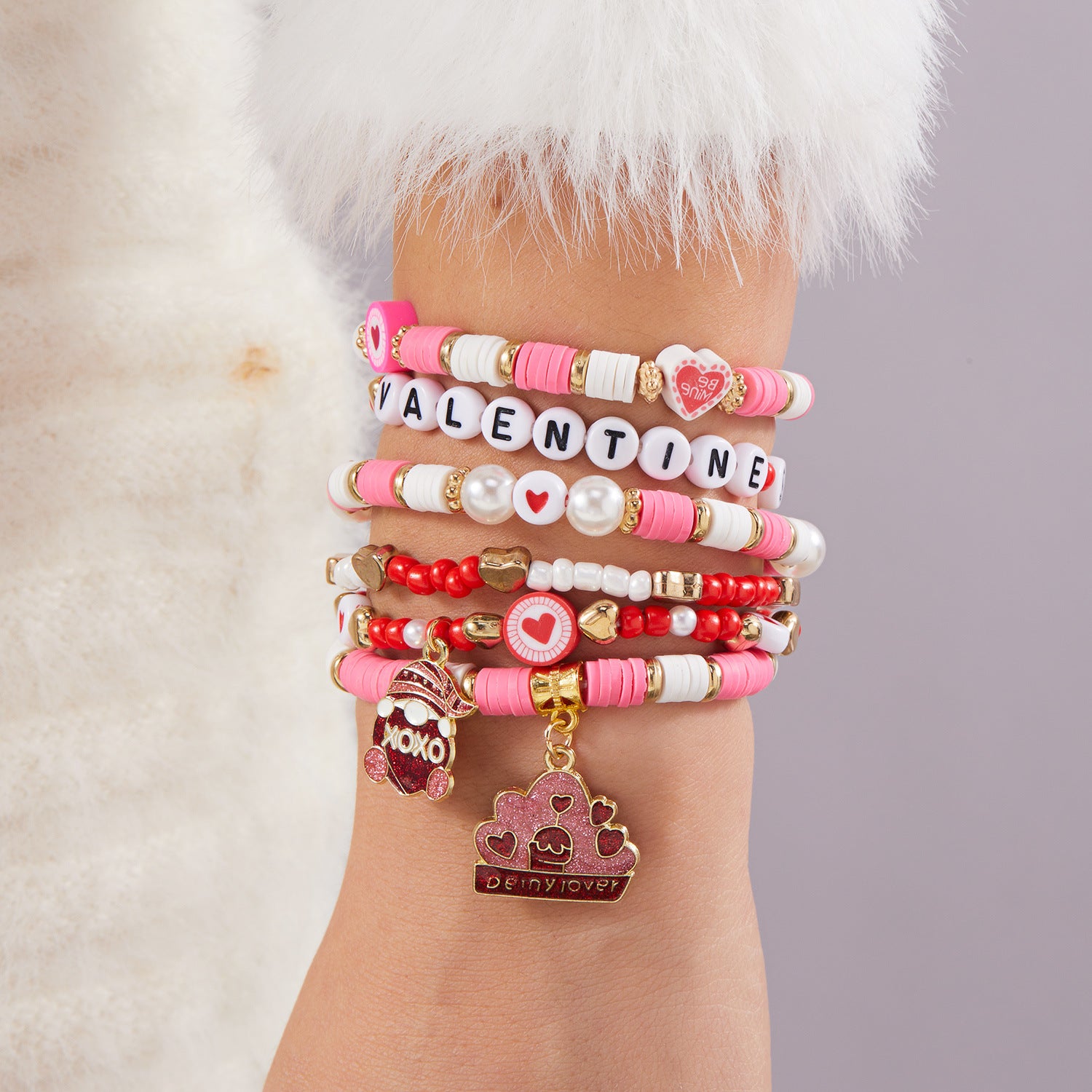 Wholesale Valentine' s Day Love Bracelet Set