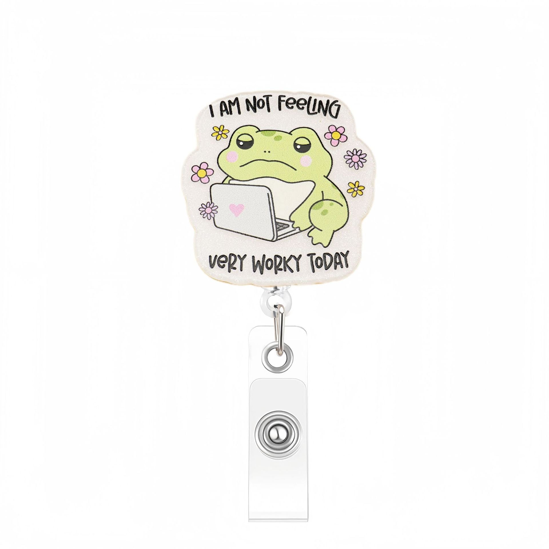 Wholesale Sparkling Raccoon Stretch Badge Reels