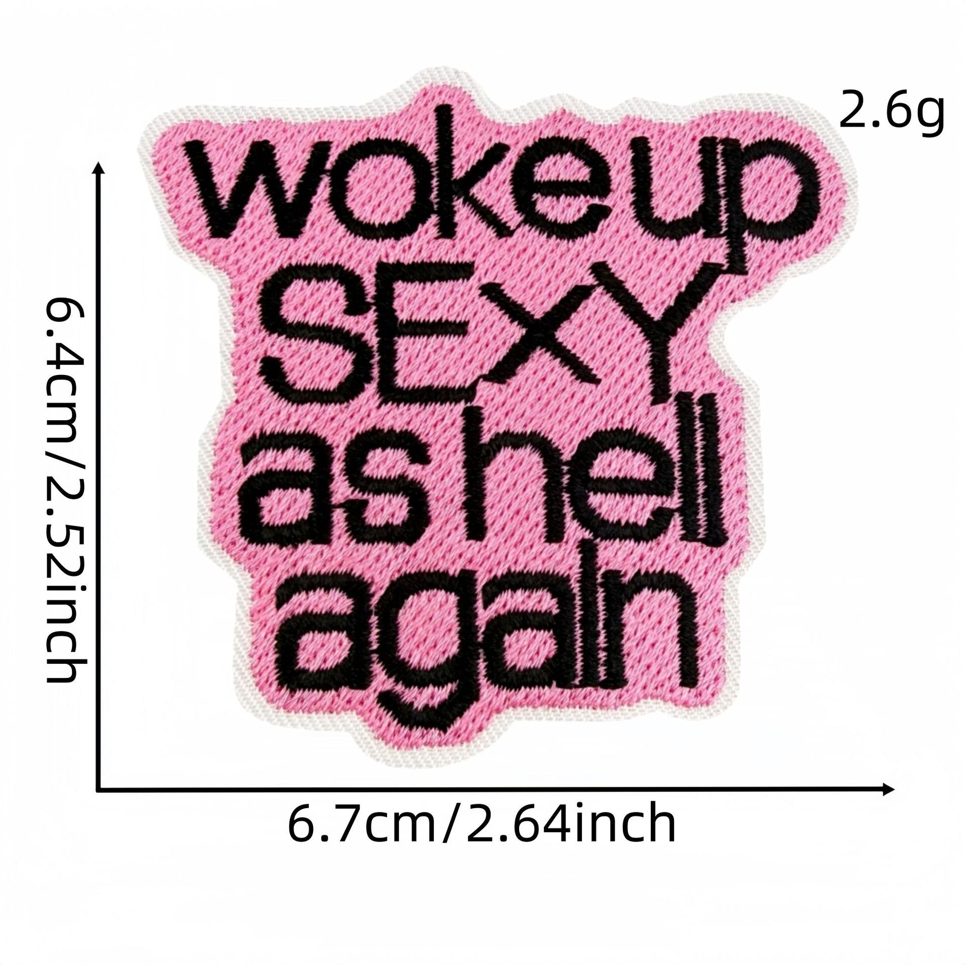 Wholesale Y2K Black Pink Heart Star Embroidered Patches 20 Pcs Fashion Decorative Accent For Clothing Bags Gift Craft Supply