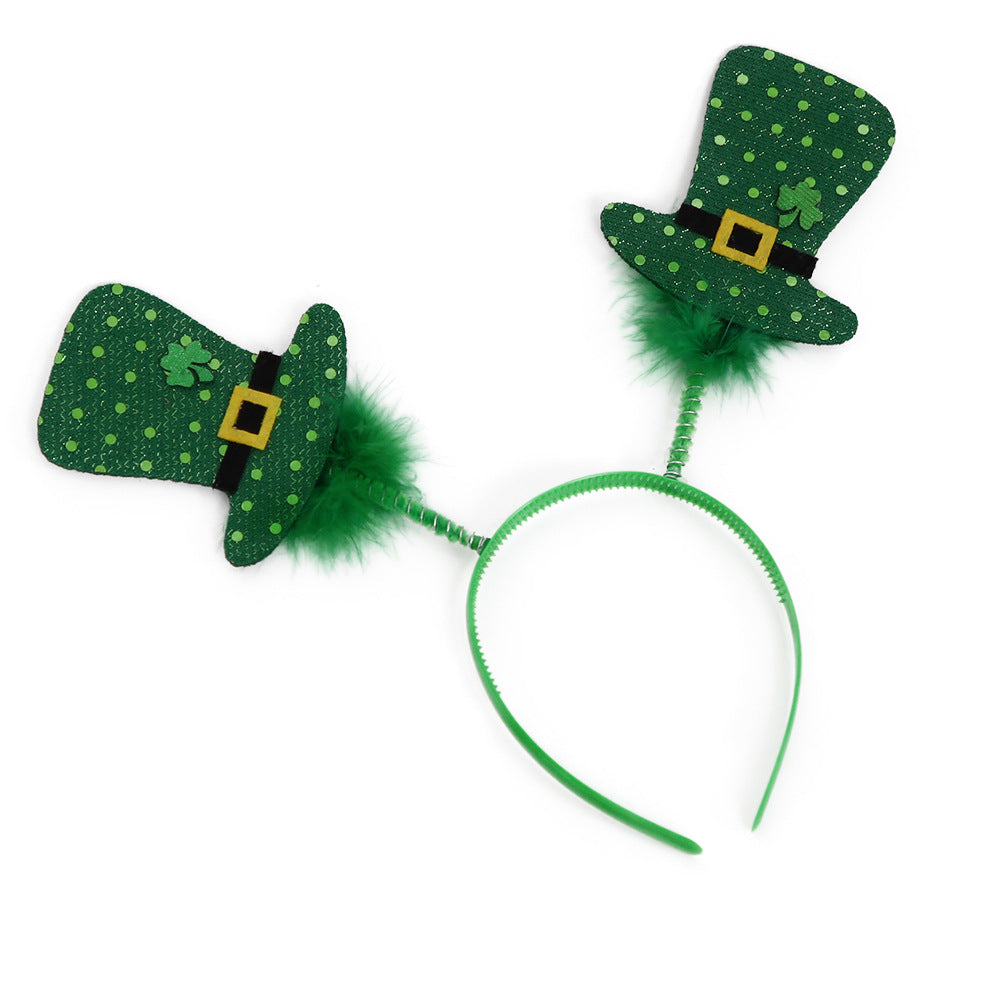 Wholesale of Irish St. Patrick's Day Decorative Plastic Headbands
