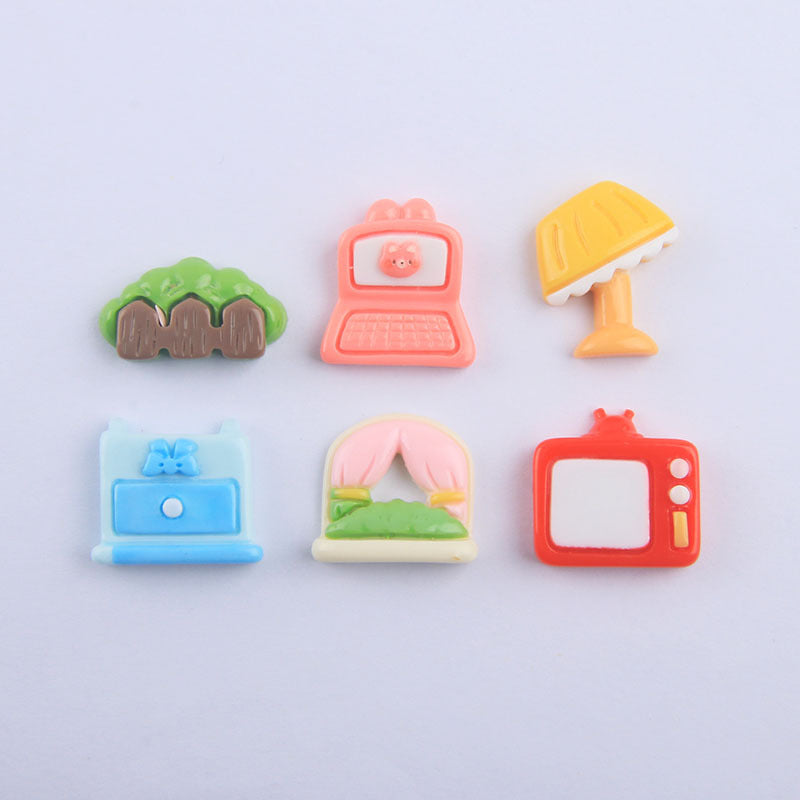 Wholesale cartoon home furnishing resin cream glue Phone Case