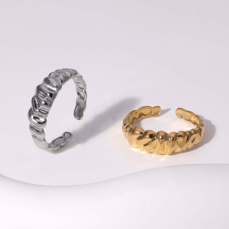 Wholesale Open-Style Stainless Steel Ring — Minimalist &  Understated Design ( Non-Fading)
