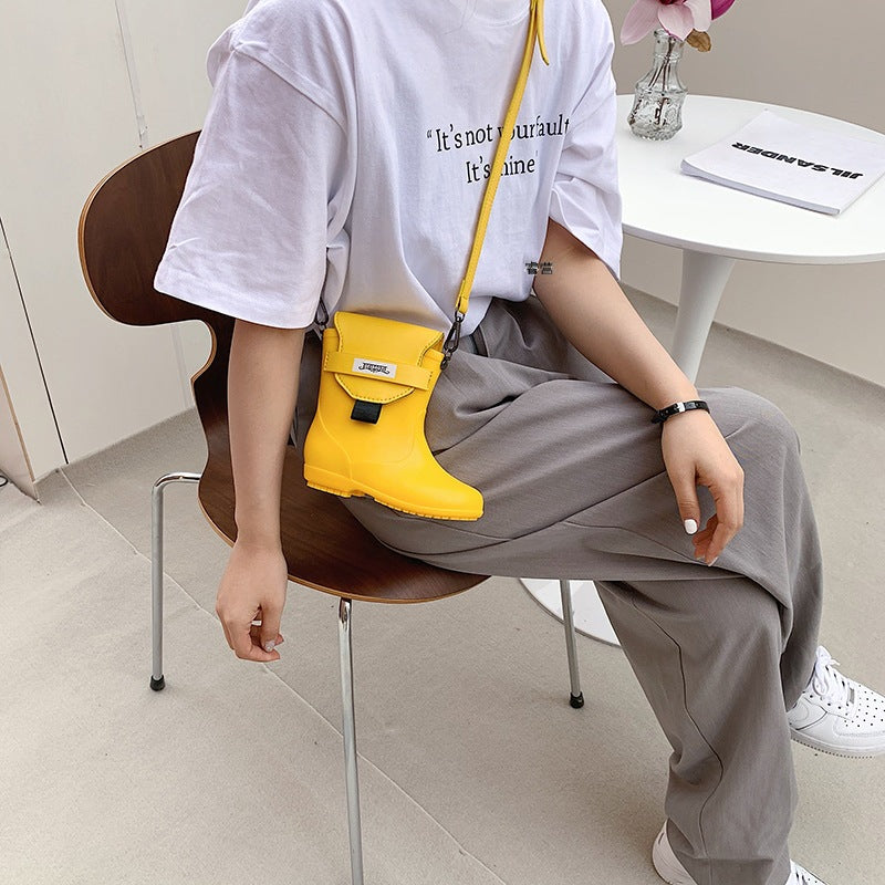 Wholesale PU Candy Color Boot Bags Shoulder Bags