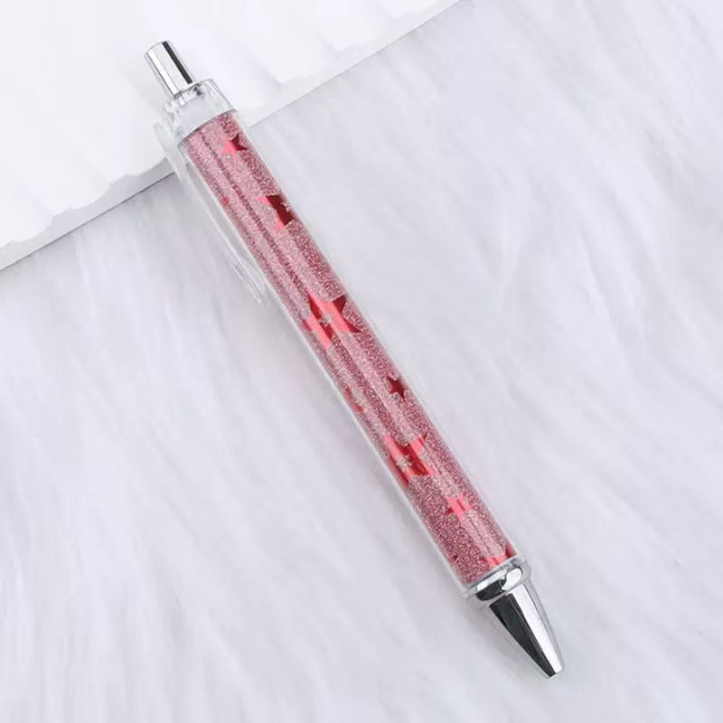 Wholesale Christmas & Pink Bow & Blingbling Roll Paper Ballpoint Pen
