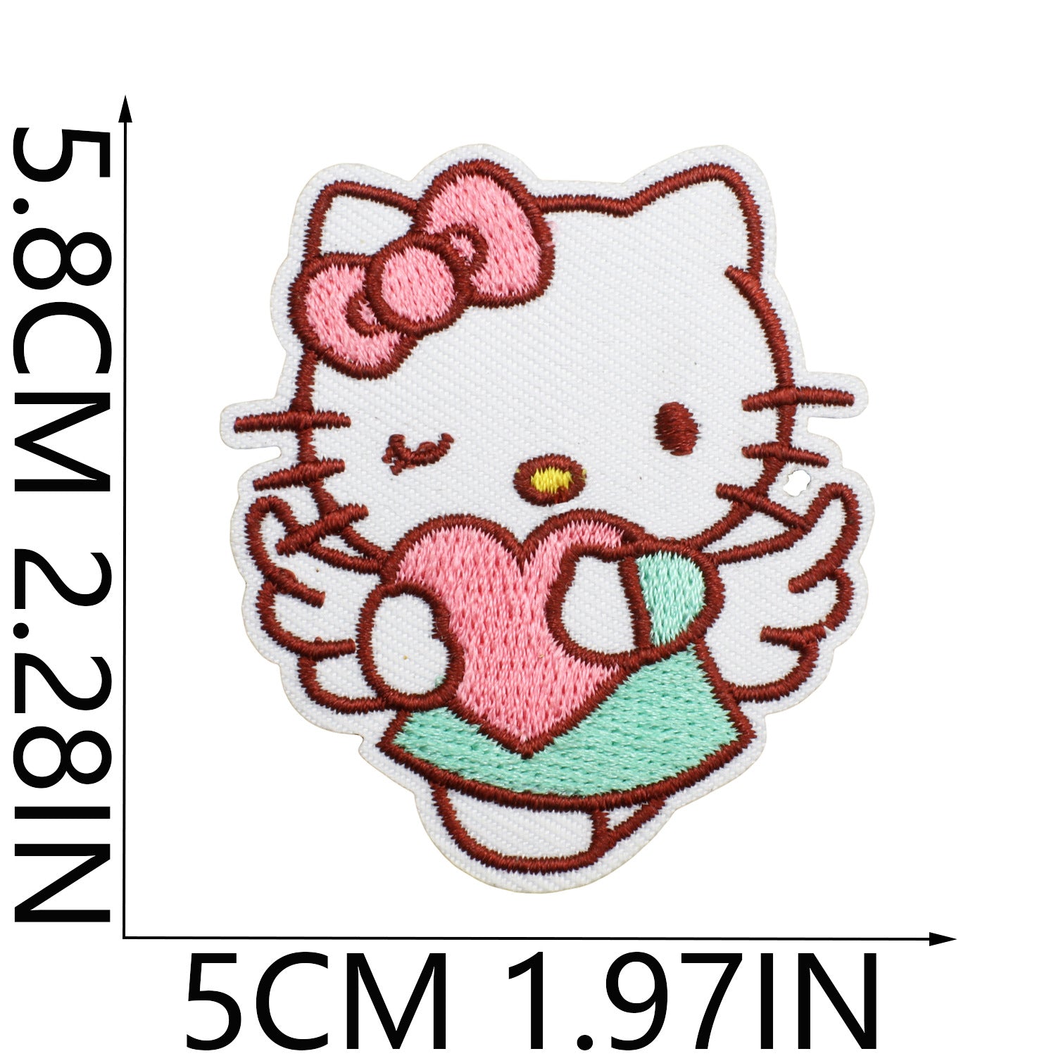 Wholesale Cute Cat Embroidery Patch Iron On Decorative Badge For Clothing Resale Gift OLY Exclusive