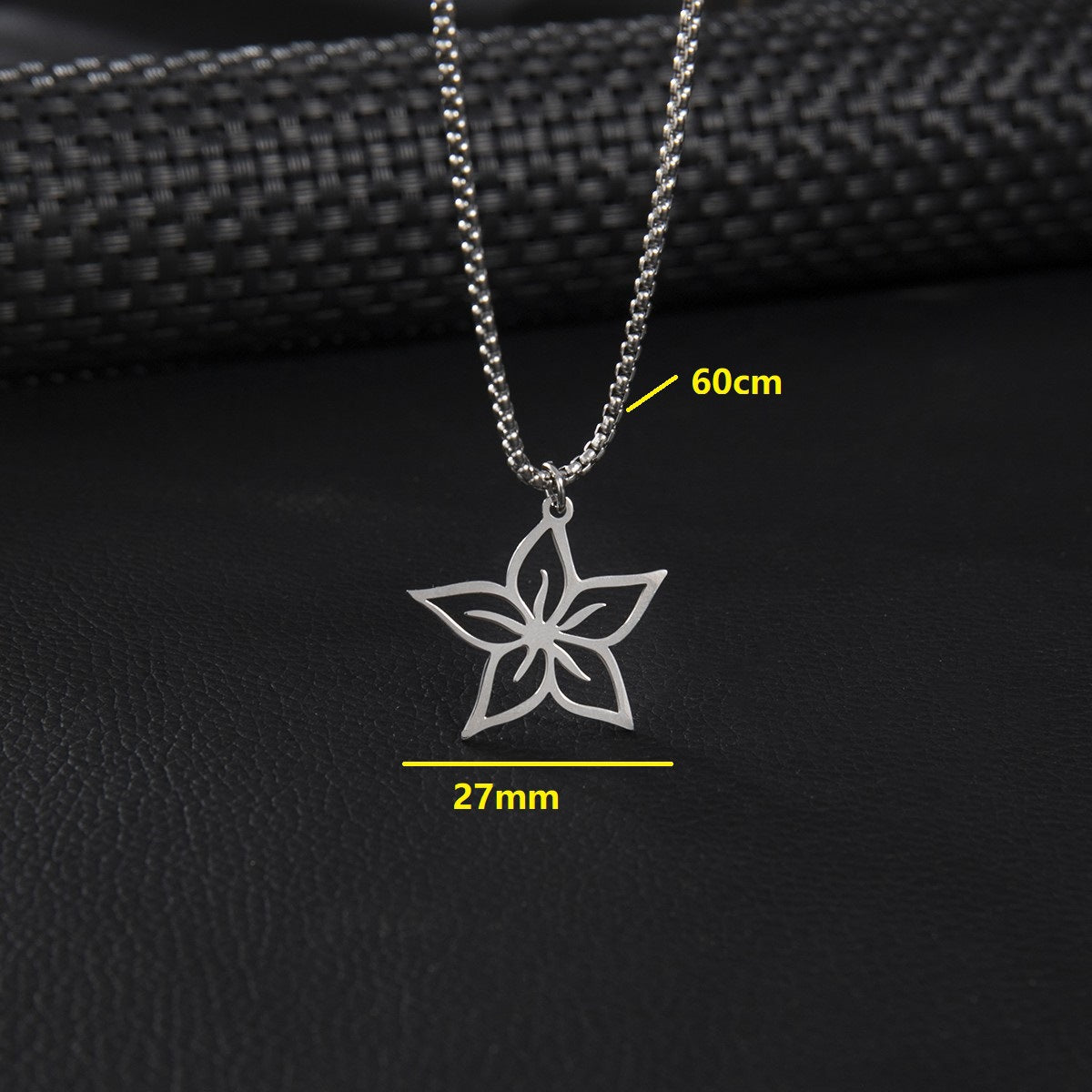Wholesale  new stainless steel hollow volleyball plant flowers butterfly pendant necklace jewelry men