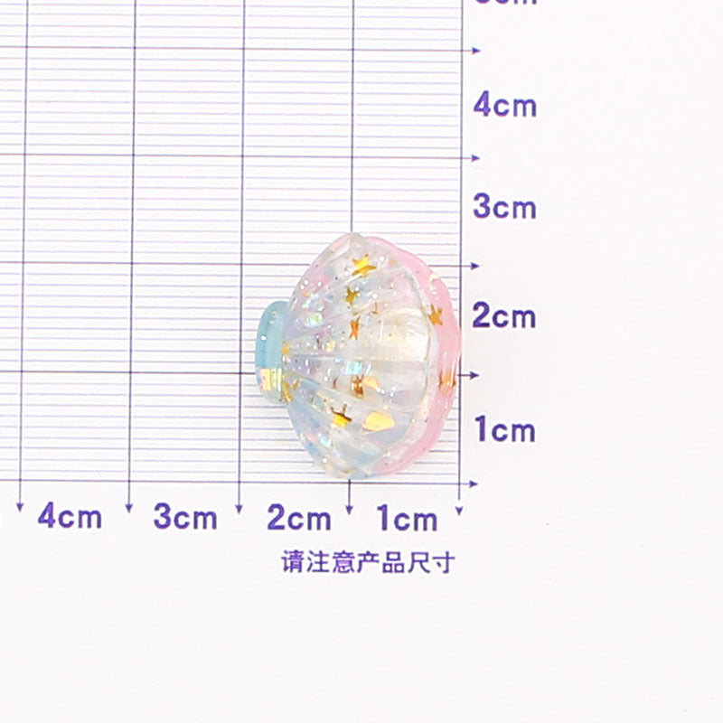 Wholesale Creative Seashells with Pearls Resin Cream Glue Phone Case