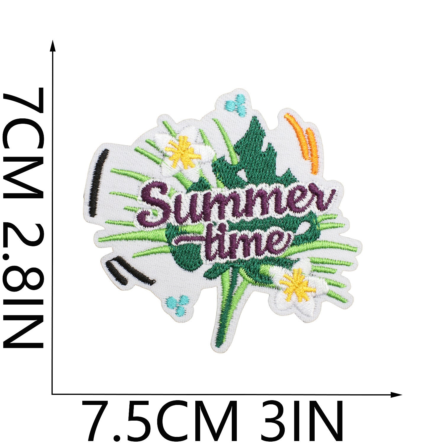 Wholesale Trendy Summer Beach Embroidered Patches For Clothing Vacation Decorative DIY Accessory For Resale
