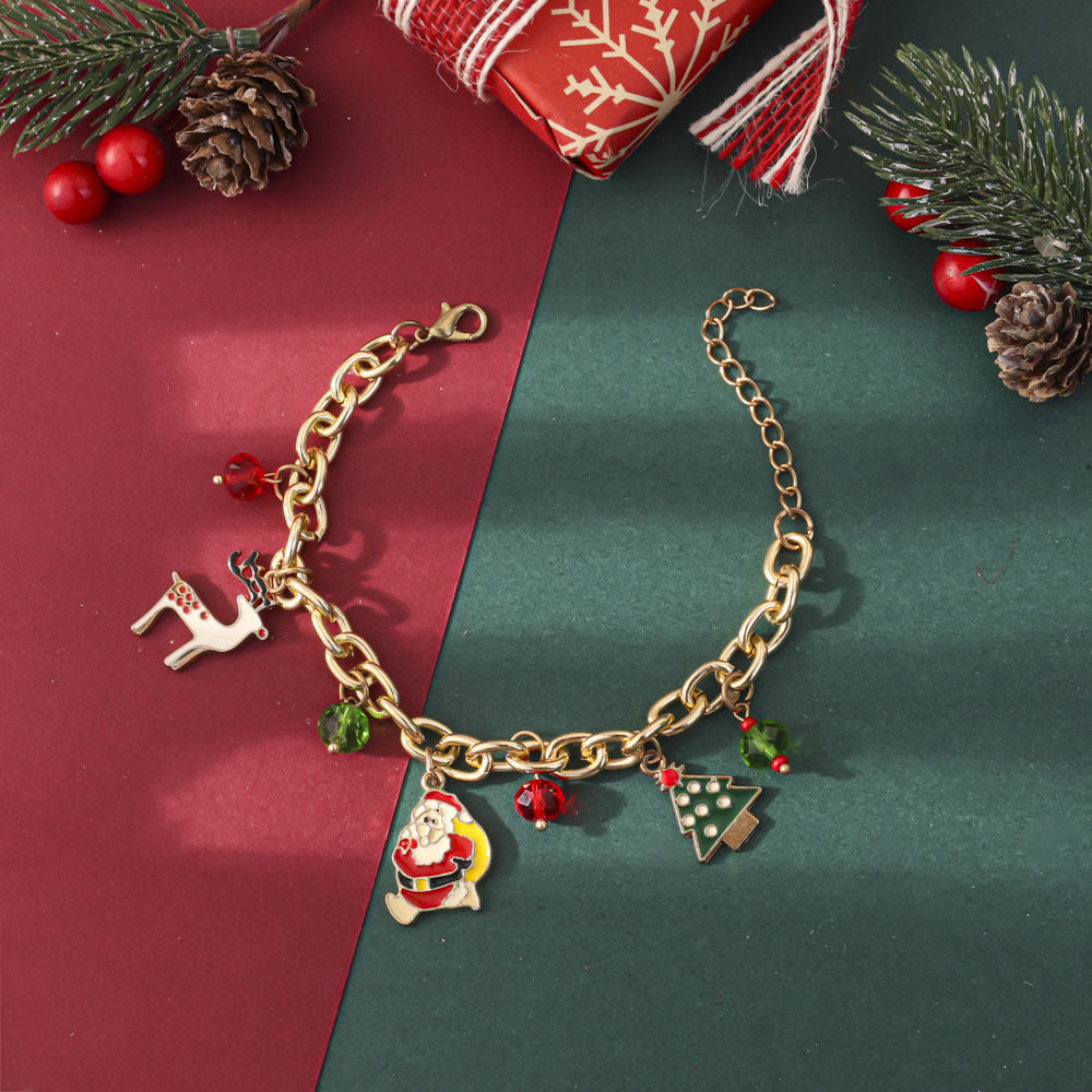 Wholesale Reindeer Snowman Bracelet