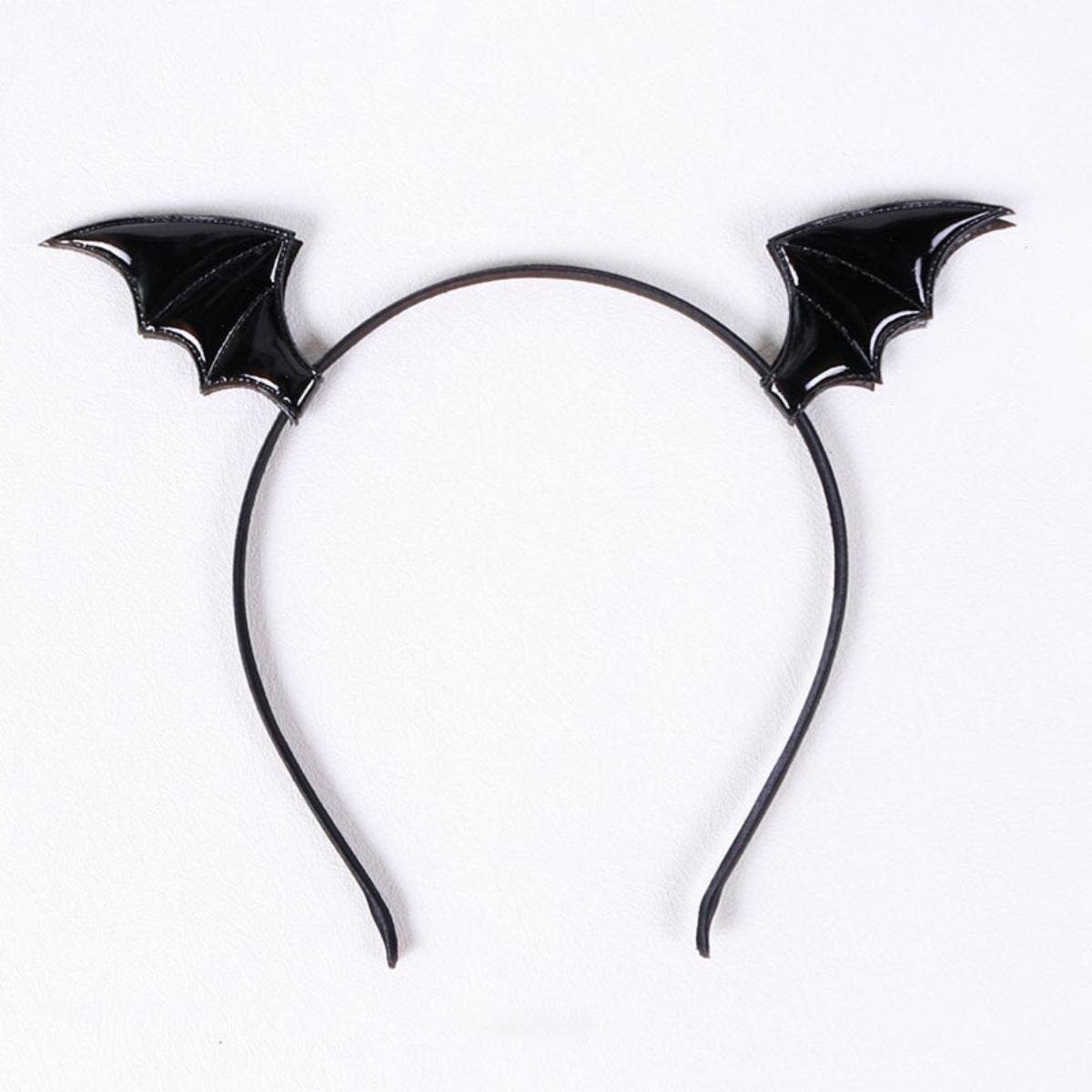 Wholesale Halloween Bat Hairpin & Headband Hoop Set Little Devil Leather Accessories