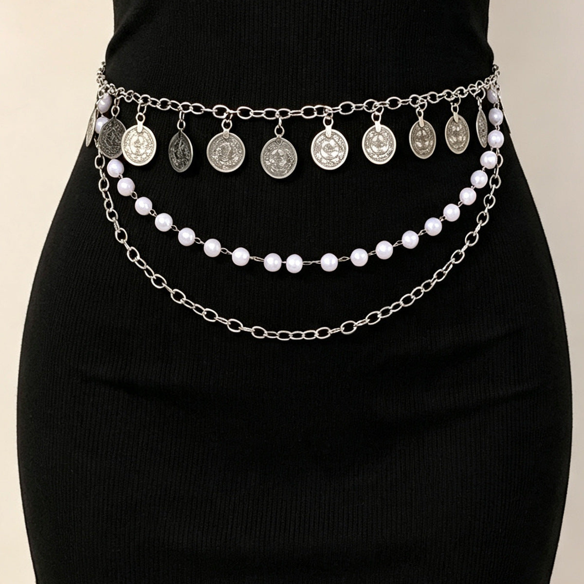 Wholesale Bohemian Heart Tassel Waist Chain Gold Metal Belt For Women S Dress Stylish Casual Accessory