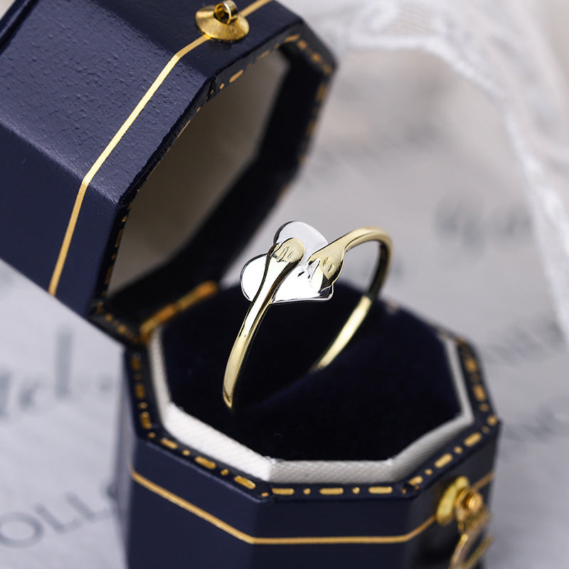 Wholesale Sterling Silver Hands Hug Love Ring