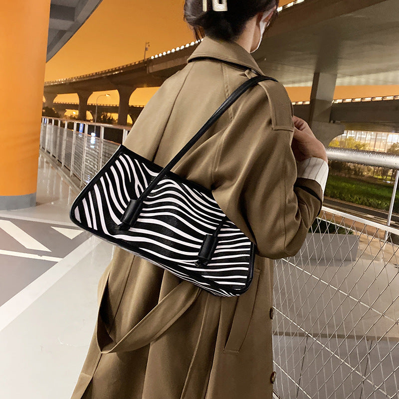 Wholesale PU Leopard Cow Pattern Shoulder Bag