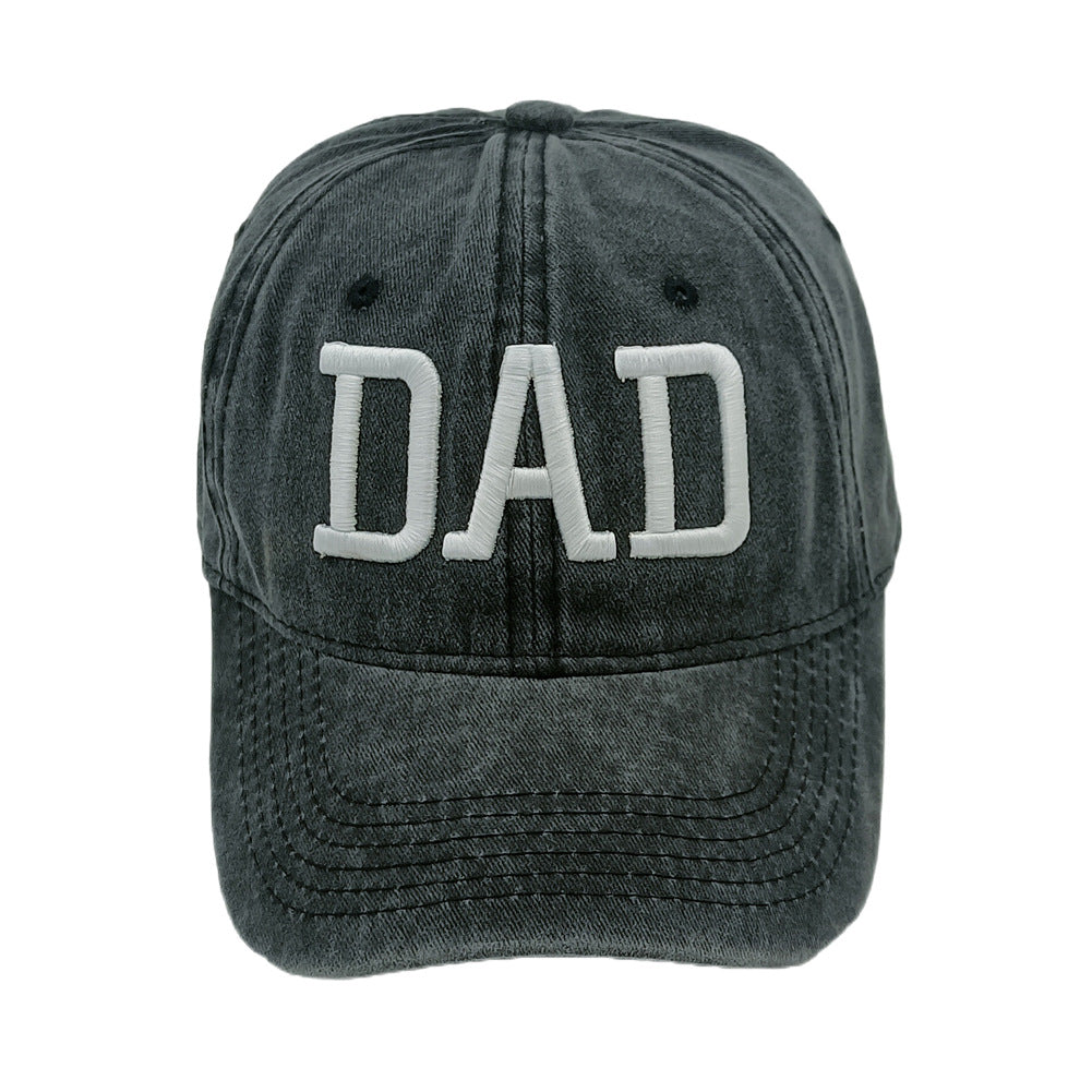 Wholesale Washed Cotton DAD MOM 3D Embroidered Baseball Cap
