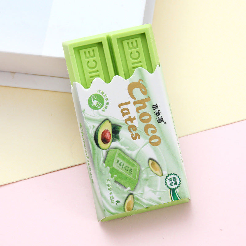 Wholesale Rubber Cartoon Simulation Chocolate Eraser