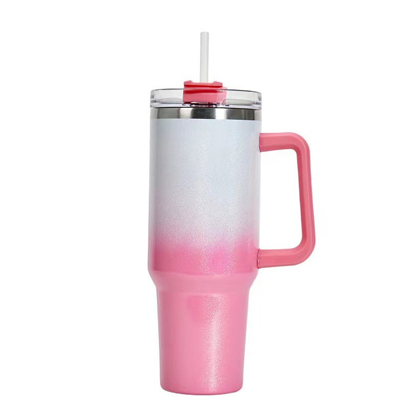 Wholesale 304 stainless steel rainbow paint 40oz car cup