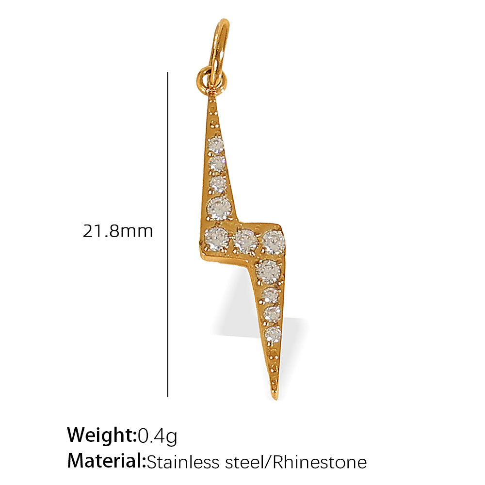 Wholesale Diverse diamond studded stainless steel necklace pendant accessories