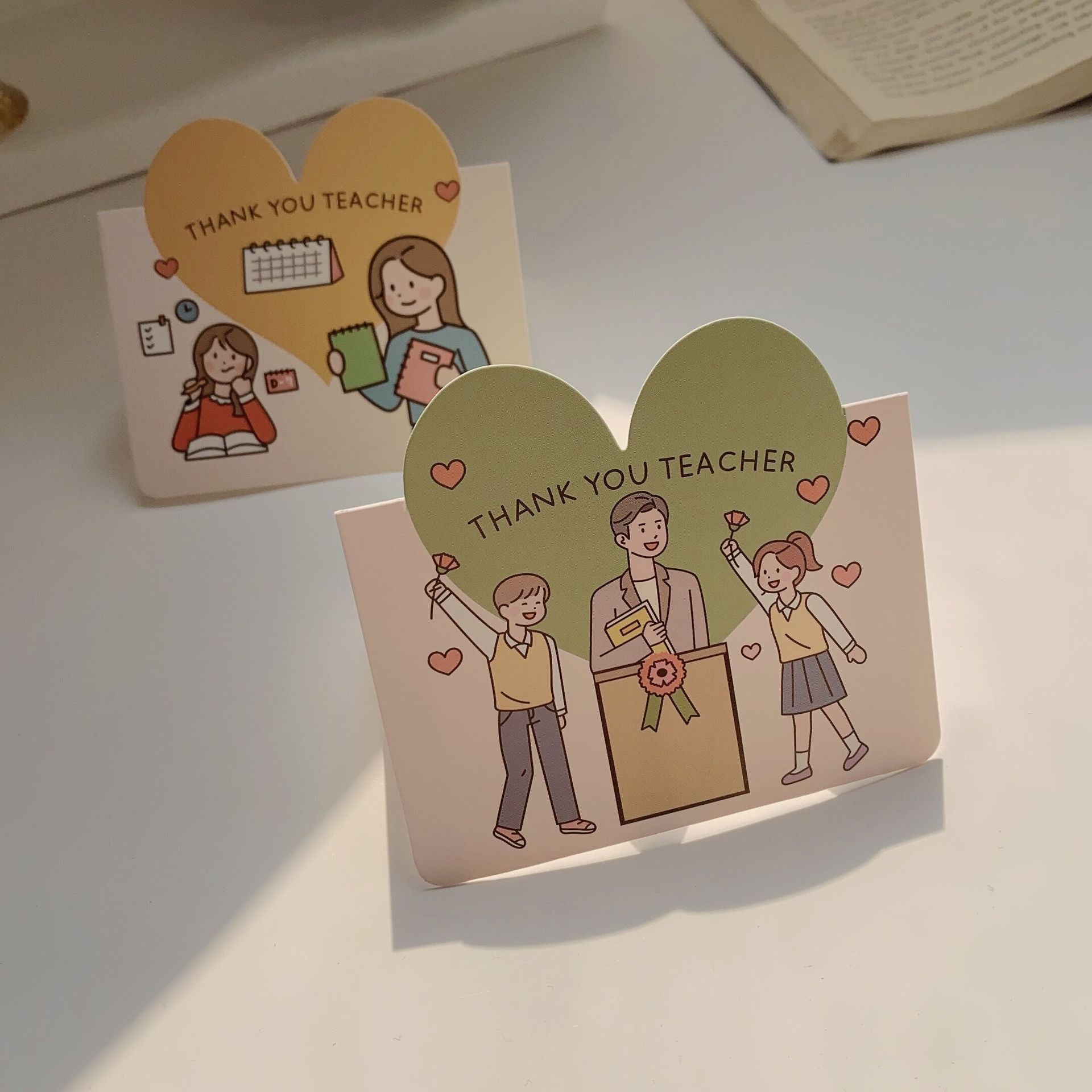 Wholesale of 10pcs/pack Mother's Day, Father's Day, Teacher's Day Creative Paper Greeting Cards