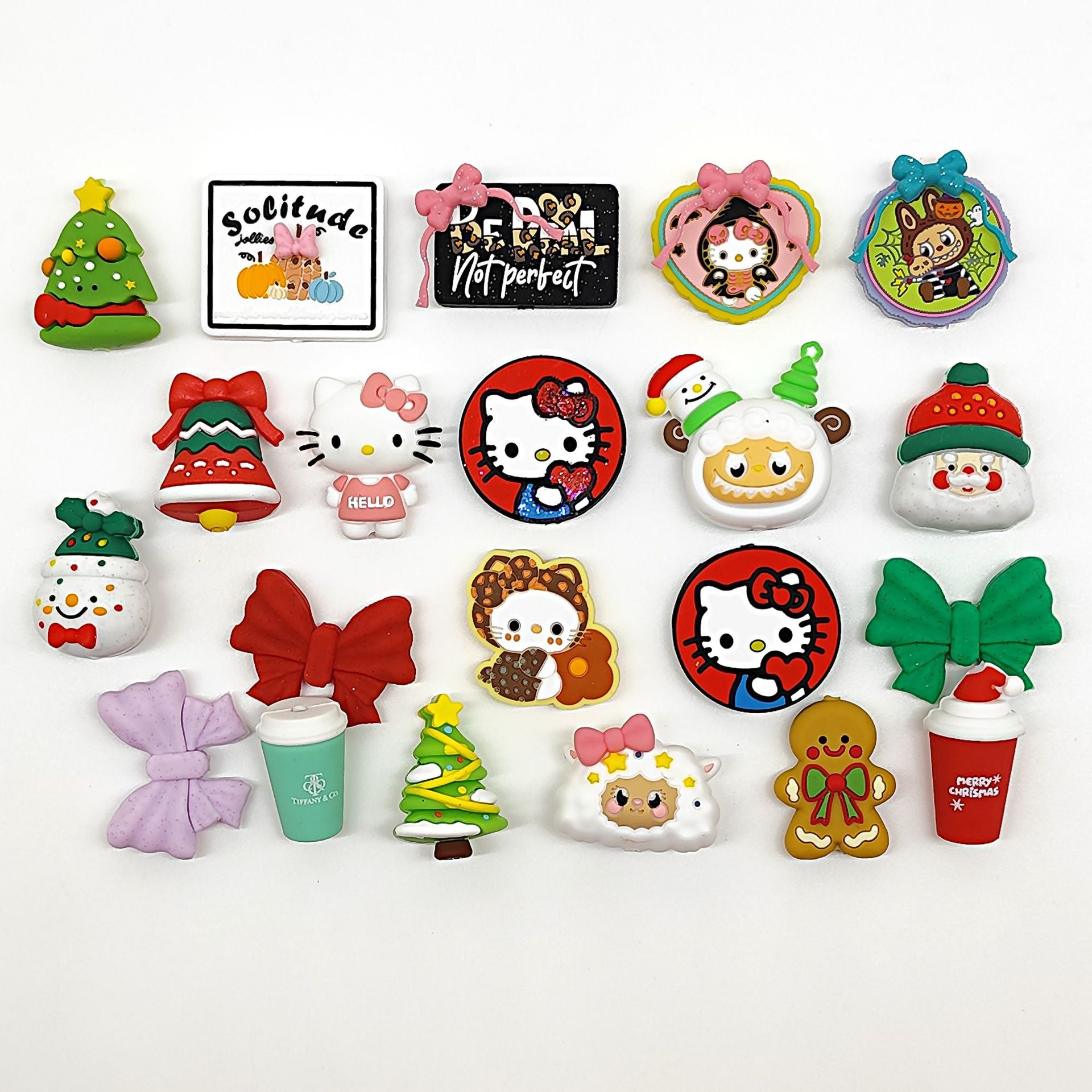 Wholesale  20pcs/pack Cartoon children' s silicone beads