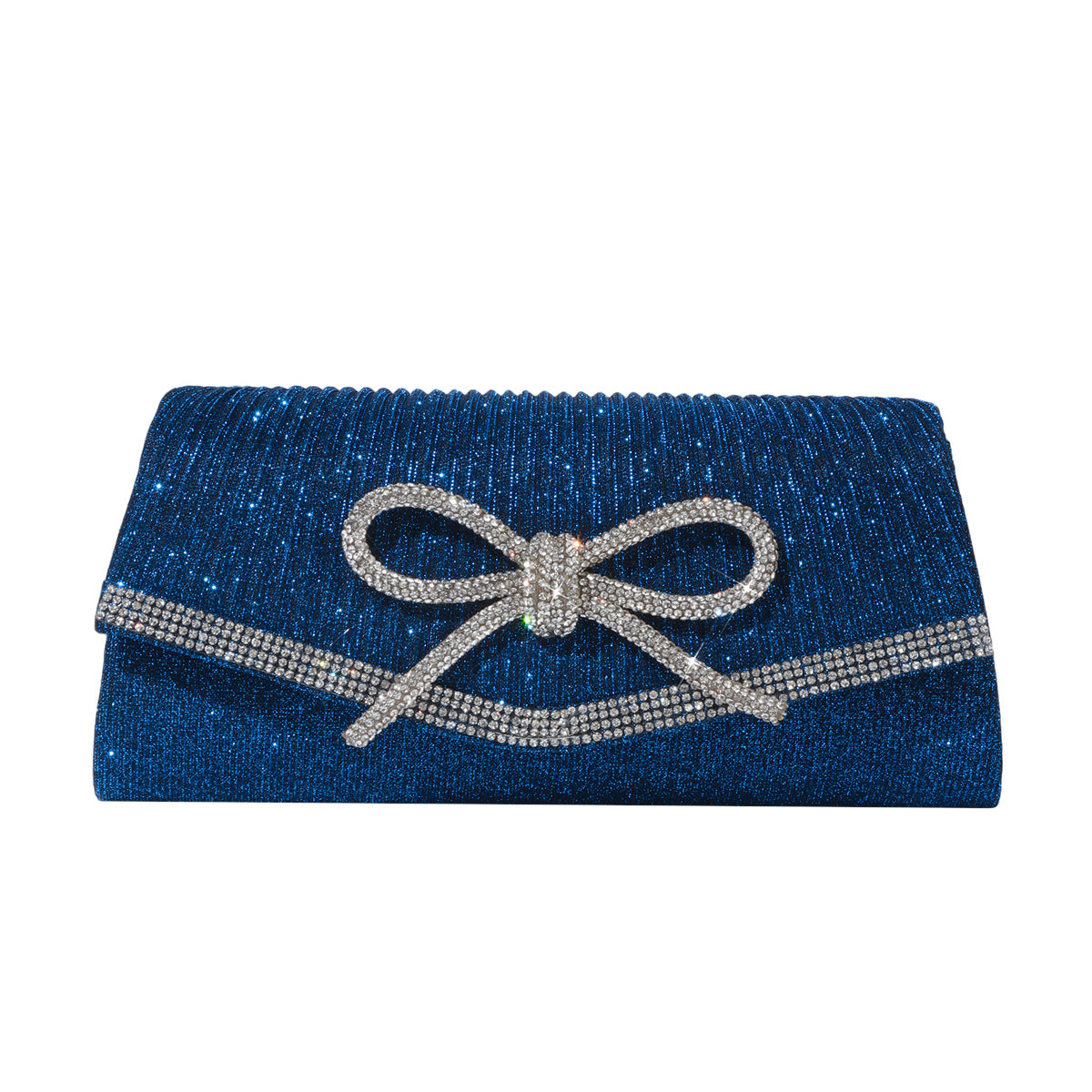 Wholesale Fashionable evening bag diamond bow chain crossbody clutch