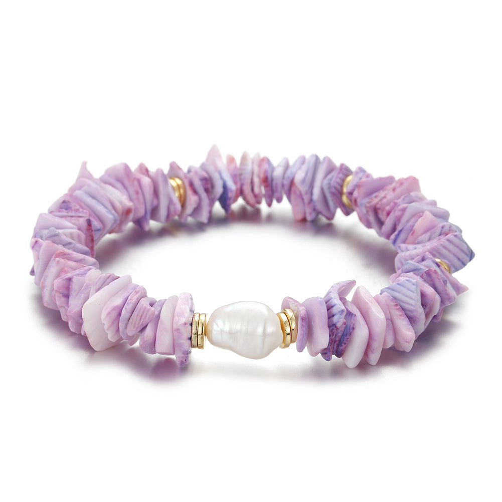 Wholesale Summer Island Ice Cream Shells Bracelet