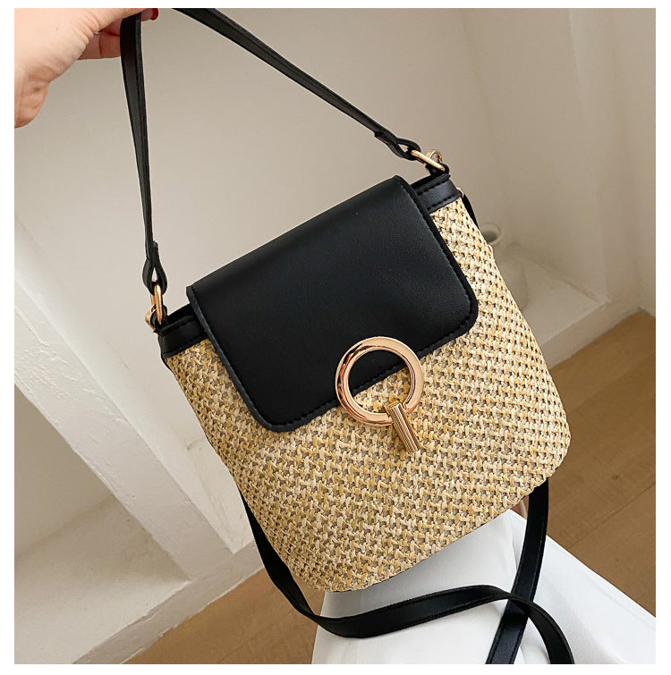 Wholesale Handheld Crossbody Straw Woven Bag