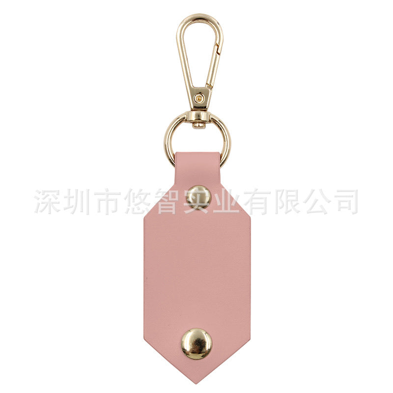 Wholesale Creative Photo Box PU Leather Father's Day Gift Keychain