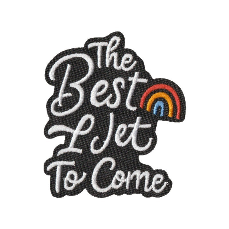 Wholesale English Letter Heart Embroidered Patches Polyester Cotton Iron On Applique For Coat Bag Decor Chic Fashion Gift Boutique Resale Set