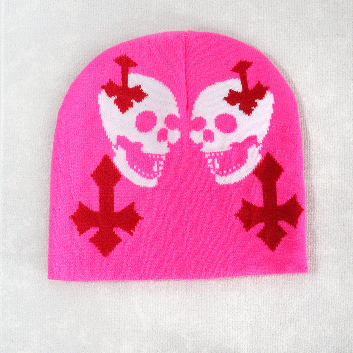 Wholesale Skull Street Style All-match Men's and Women's Autumn and Winter Jacquard Beanie