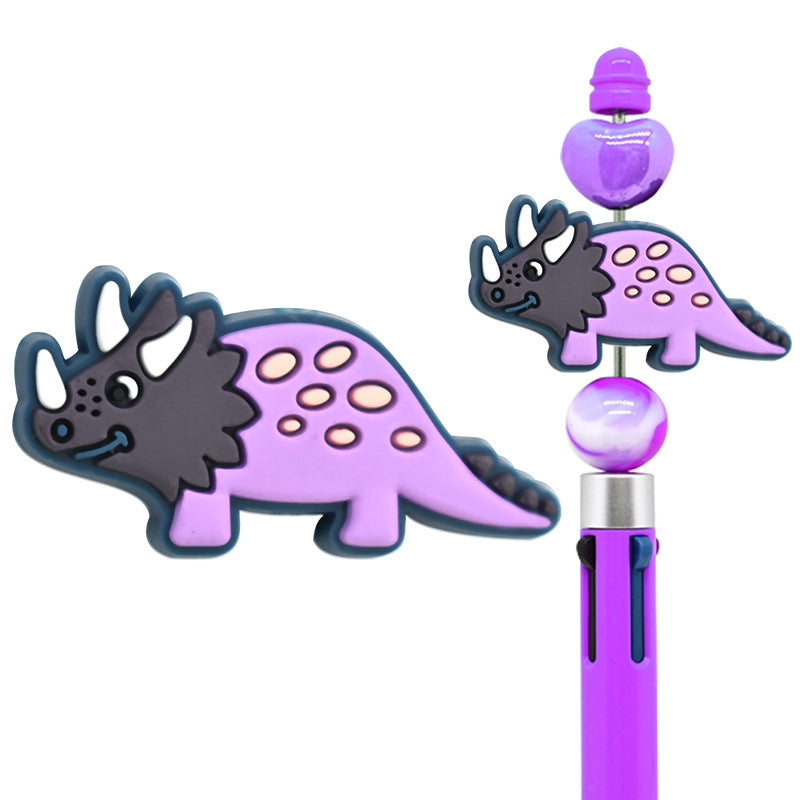 Wholesale 100pcs Diy Dinosaur Cartoon PVC Beads