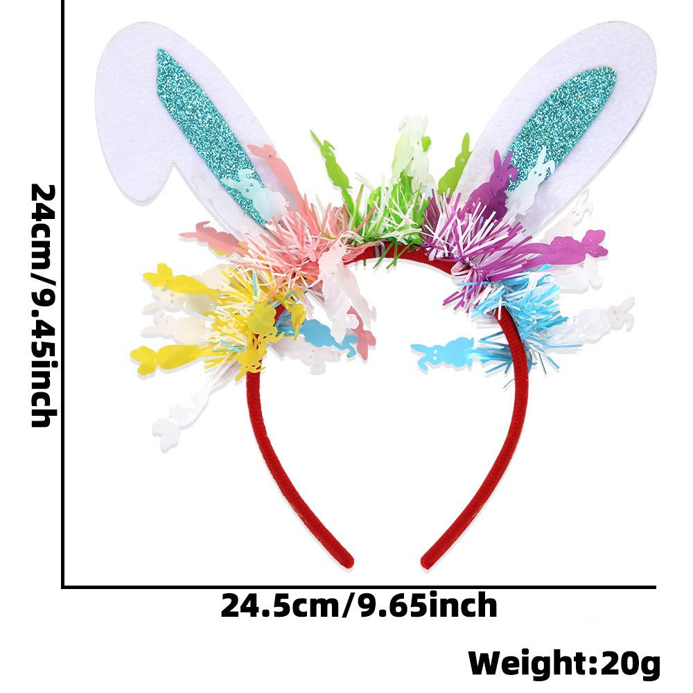 Wholesale Easter decorations holiday party party event dress up cartoon cute rabbit rabbit ears decoration headband headdress