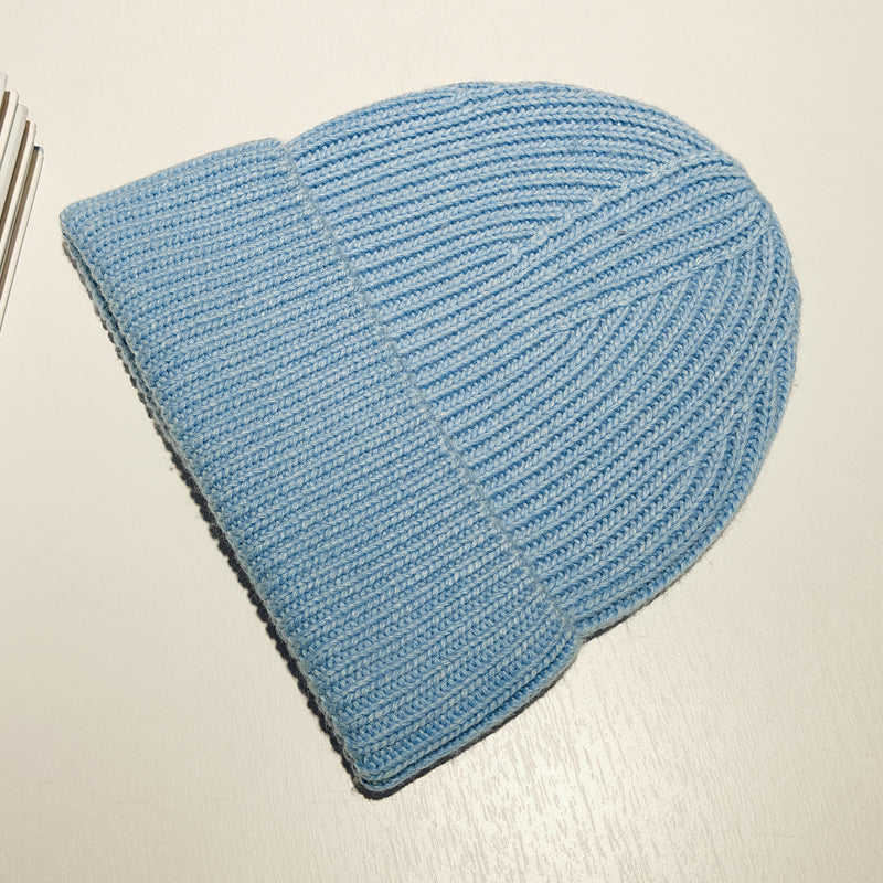 Wholesale Knitted Loose Thick Wool Hat