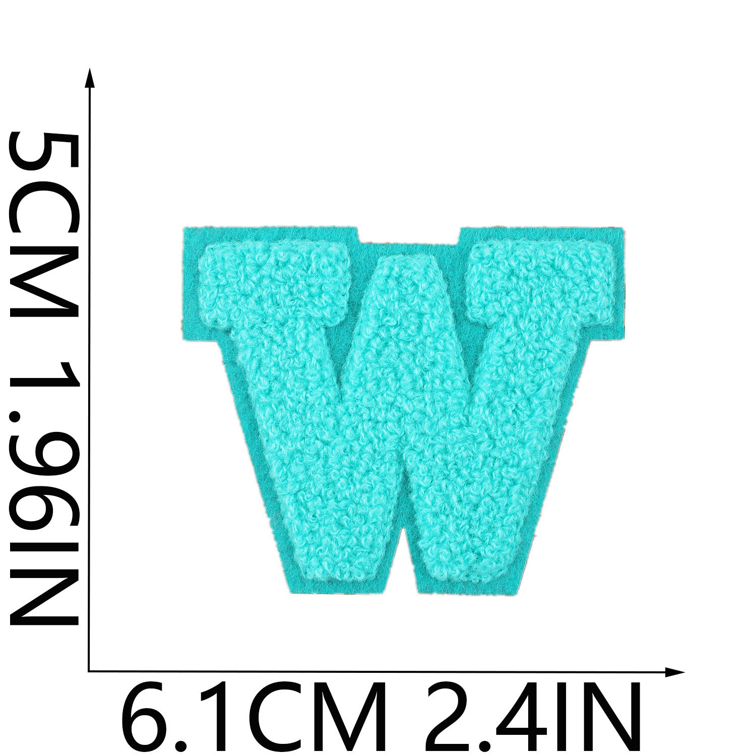 Wholesale Embroidered fabric patch hat and bag decoration A-Z English letter  DIY Patches