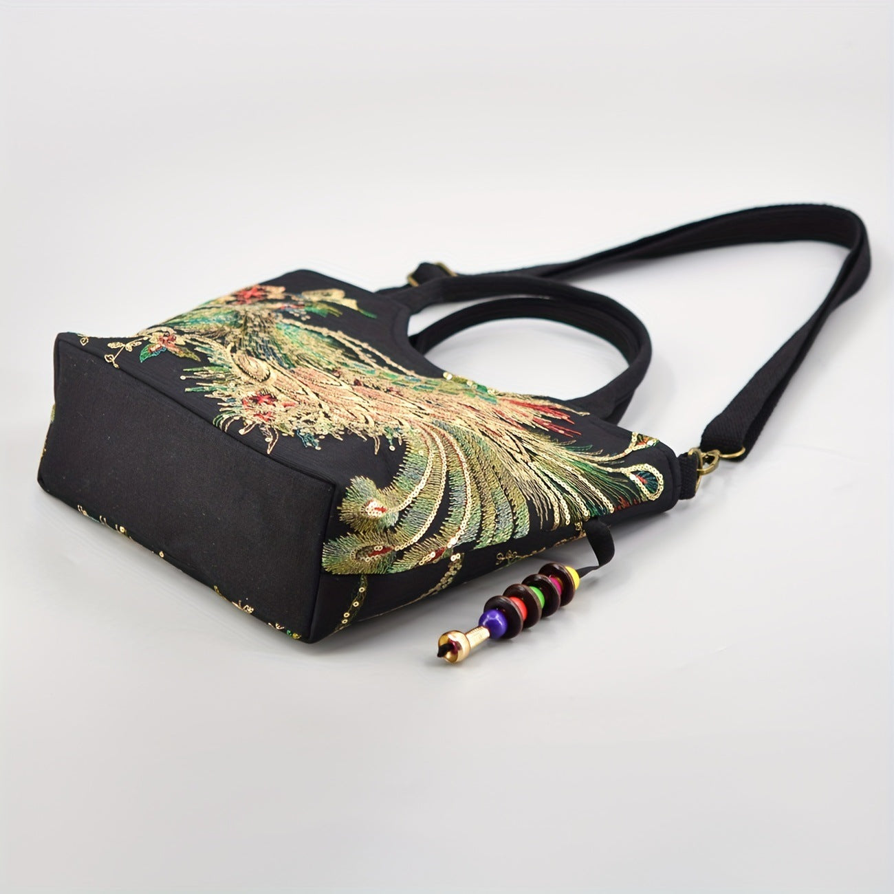 Wholesale Canvas Ethnic Style Embroidered Large Capacity Crossbody Bags