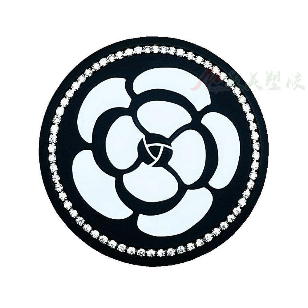 Coaster creativo de Silicone de Camellia Silicona al por mayor