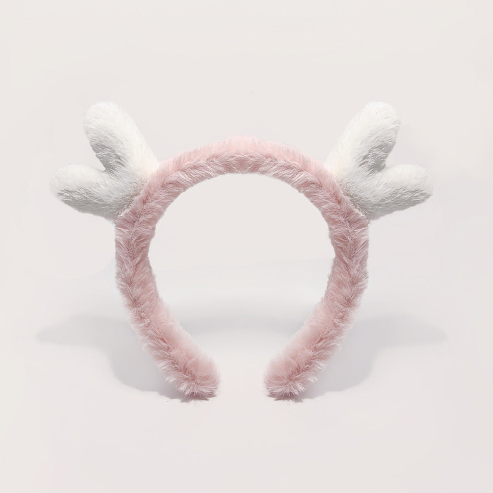 Wholesale Cute Cat Ears Plush Face Wash Hair Band